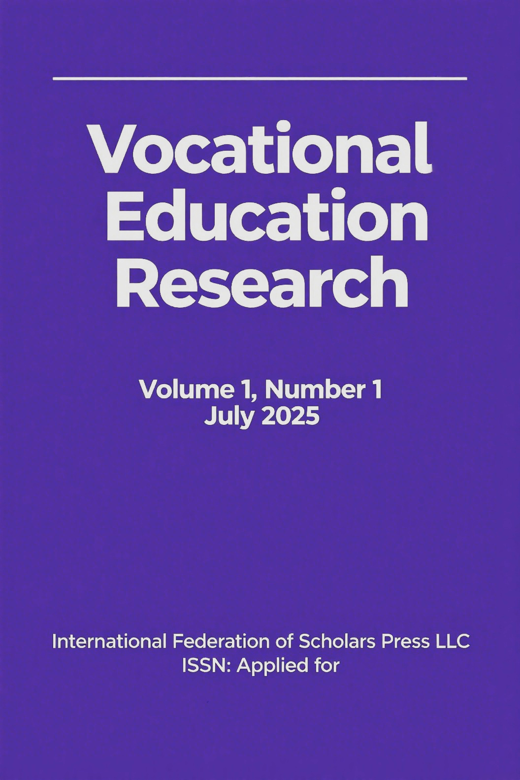 Vocational Education Research Cover